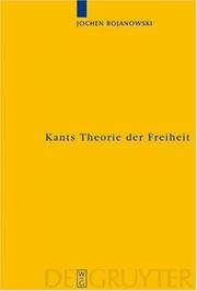 Front cover of Kants Theorie Der Freiheit by Jochen Bojanowski