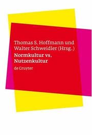 Cover of Normkultur vs. Nutzenkultur by Thomas Sören Hoffmann