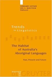 Front cover of The habitat of Australia's aboriginal languages by Ian G. Malcolm