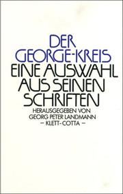 Cover of Der George-Kreis by Georg Peter Landmann