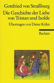Front cover of Tristan und Isolde by Gottfried von Strassburg