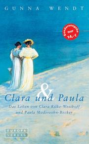 Front cover of Clara und Paula by Gunna Wendt