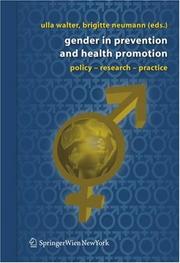 Front cover of Gender in Prevention and Health Promotion by Unknown