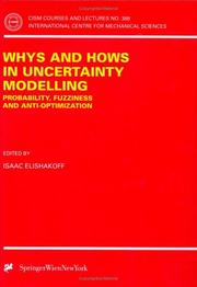 Front cover of Whys and Hows in Uncertainty Modelling by Isaac Elishakoff