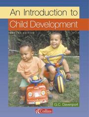 Front cover of An Introduction to Child Development by G.C. Davenport