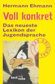 Cover of Voll konkret by Hermann Ehmann