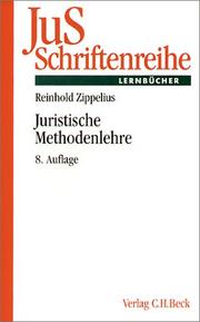 Front cover of Juristische Methodenlehre by Reinhold Zippelius
