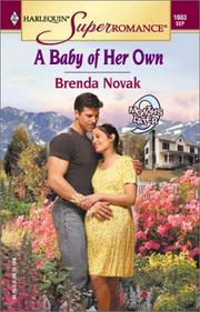 Front cover of A Baby Of Her Own by Brenda Novak