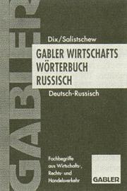 Front cover of Gabler Wirtschaftswörterbuch Russisch by Wjatscheslaw Salistschew