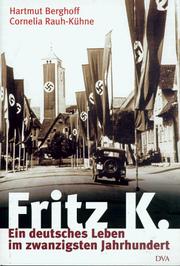 Cover of Fritz K. by Hartmut Berghoff