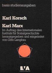 Cover of Karl Marx by Karl Korsch