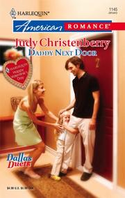 Front cover of Daddy Next Door by Judy Christenberry