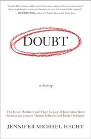 Cover of Doubt: A History by Jennifer Hecht