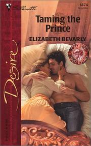 Front cover of Taming the Prince by Elizabeth Bevarly