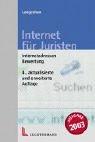 Front cover of Internet für Juristen by Rainer Langenhan