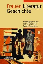 Cover of Frauen Literatur Geschichte: Schreibende Frauen vom Mittelalter bis zur Gegenwart (German Edition) by Hiltrud Gnüg