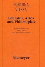 Cover of Literatur, Artes und Philosophie by Walter Haug