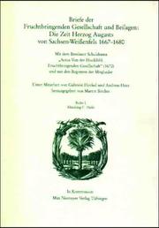 Front cover of Briefe der Fruchtbringenden Gesellschaft und Beilagen by Gabriele Henkel