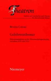 Front cover of Gelehrtentheater by Bettina Conrad