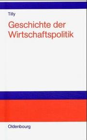 Front cover of Geschichte der Wirtschaftspolitik by Richard H. Tilly