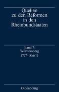 Front cover of Württemberg 1797-1816/19 by Württemberg (Kingdom)