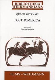 Cover of Posthomerica by Quintus Smyrnaeus