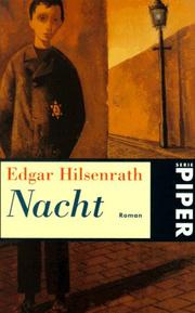 Cover of Night by Edgar Hilsenrath