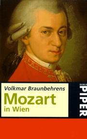 Front cover of Mozart in Wien by Volkmar Braunbehrens