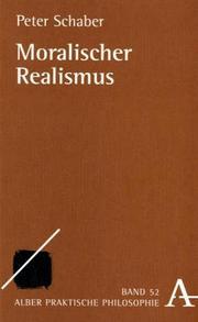 Cover of Moralischer Realismus by Peter Schaber