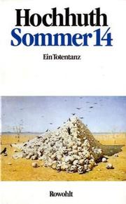 Cover of Sommer 14 by Rolf Hochhuth