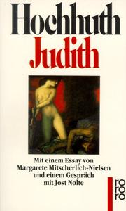 Cover of Judith. Trauerspiel by Rolf Hochhuth