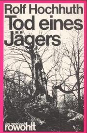 Cover of Tod eines Jägers by Rolf Hochhuth