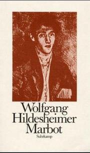 Cover of Marbot by Wolfgang Hildesheimer