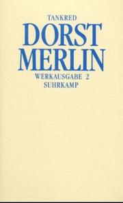 Cover of Merlin, oder, Das wüste Land by Tankred Dorst