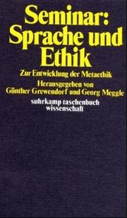 Cover of Seminar Sprache und Ethik by Günther Grewendorf