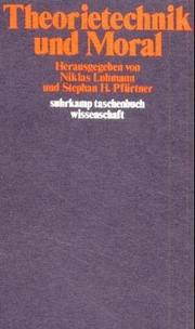 Front cover of Theorietechnik und Moral by Niklas Luhmann