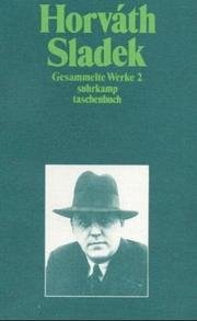 Cover of Sladek by Ödön von Horváth