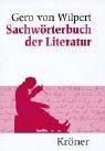Cover of Sachwörterbuch der Literatur by Gero von Wilpert