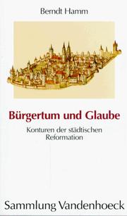 Cover of Bürgertum und Glaube by Berndt Hamm