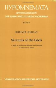 Front cover of Servants of the gods by Borimir Jordan