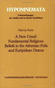 Front cover of A new creed by Harvey Yunis