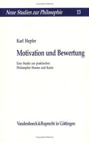 Front cover of Motivation und Bewertung by Karl Hepfer