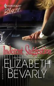 Front cover of Indecent suggestion by Elizabeth Bevarly
