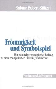 Front cover of Frömmigkeit und Symbolspiel by Sabine Bobert-Stützel