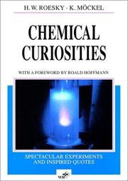 Cover of Chemical curiosities by H. W. Roesky