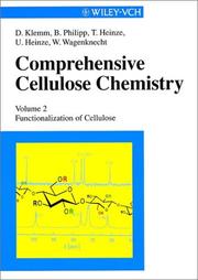 Cover of Comprehensive cellulose chemistry by D. Klemm