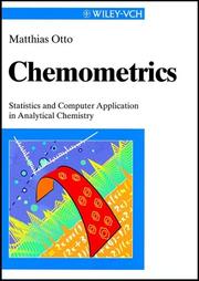 Cover of Chemometrics by Matthias Otto