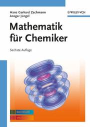 Front cover of Mathematik für Chemiker by H. G. Zachmann