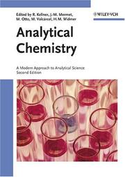 Front cover of Analytical chemistry by Jean-Michel Mermet