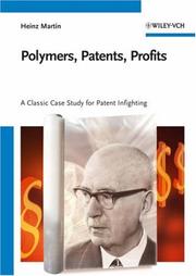 Front cover of Polymers, patents, profits by Heinz Martin